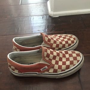 Vans Classic Checkerboard Slip ons!